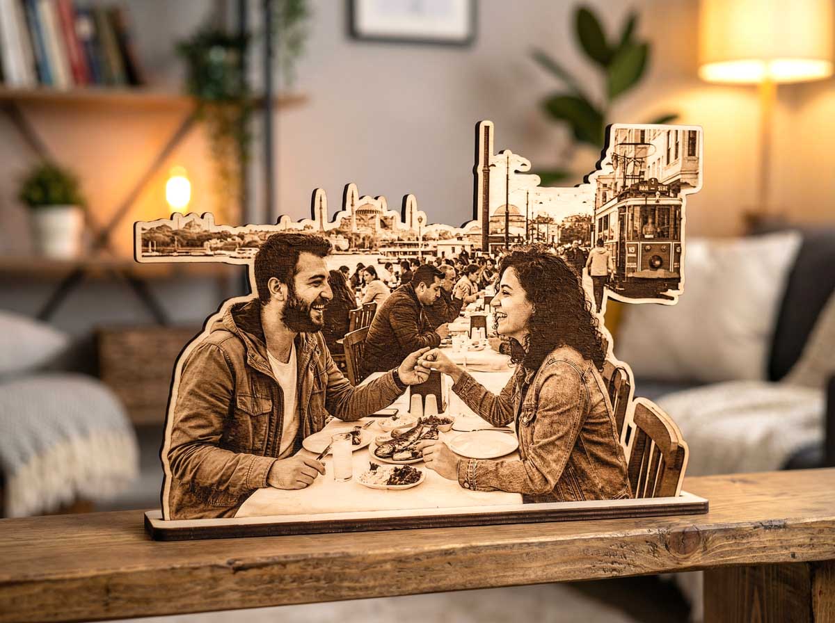 Sevgili Fotoğrafından Heykel